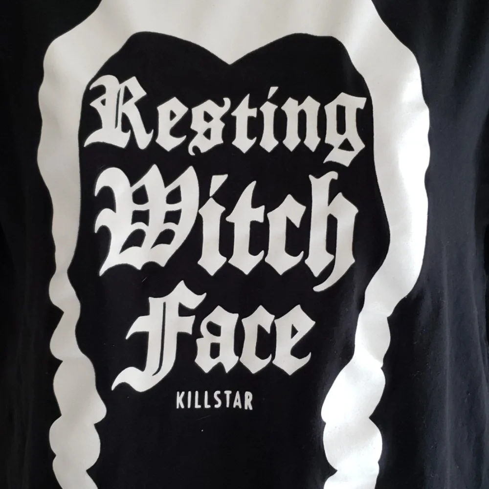 Killstar Resting Witch Face Shirt Size S
